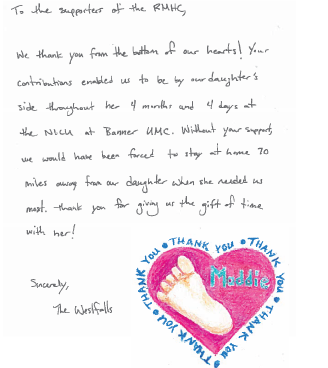 A note from DIanne